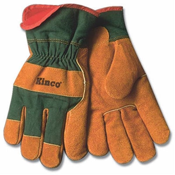 Kinco Kinco 1721GR M Men Suede Cowhide Leather Palm Glove Medium